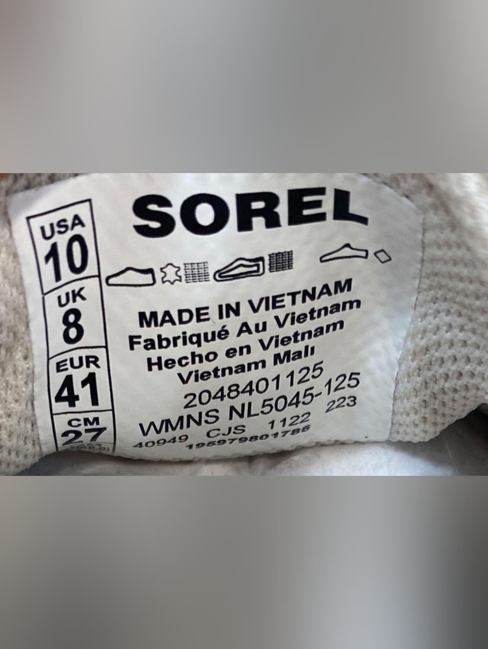 Sorel ONA 503 Everyday Low-top Sneakers Size 10 NWT MSRP $130 - Picture 8 of 9